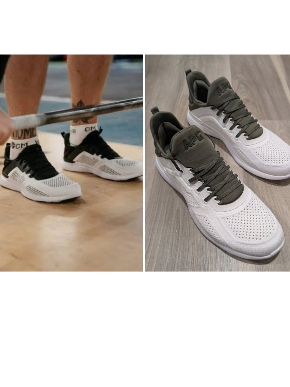 APL | Men's TechLoom Tracer Training Shoes In Fatigue/White